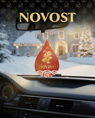 🎄💕 Posebna NOVOST je tu! Dišeča obeska od Giovani® bo vsako vožnjo spremenila v majhen praznik! 🎅✨ Z motivom medenjaka in...