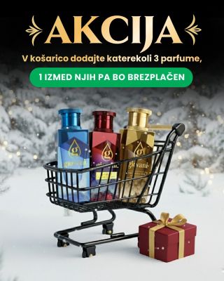 🔥 MEGA AKCIJA JE TUKAJ! Izberite katerikoli 3 parfume Giovani® in 1 od njih prejmete POPOLNOMA BREZPLAČNO! ✨ Da, prav ste...